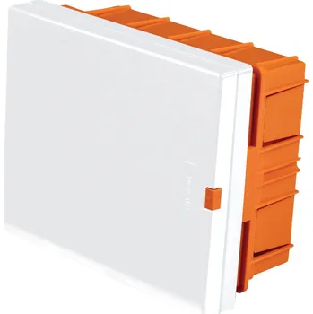 Rozvaděč Plastová rozvodnice Quantum pod omítku 6 m, bílá dvířka