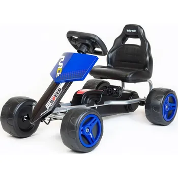 Odrážedlo Dětská šlapací motokára Go-kart Baby Mix Speedy modrá (zánovní)