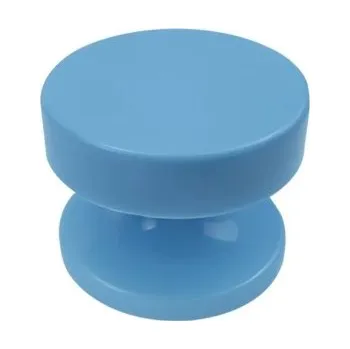 Magnetický držák na šroubky 5,5x4,3 cm Praktický magnet pro drobné kovové předměty do dílny garáže i domácnosti kulatý modrá