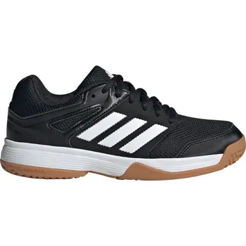 Pánská obuv ADIDAS Dětské boty Speedcourt Indoor 38 2/3 BÍLÁ|KAŠTANOVÁ|ČERNÁ
