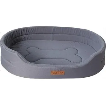 Pelíšek pro psa Nadýchaný pelíšek pro psy a kočky 65 x 45 cm Rozkládací podložka Polštář pro štěňata Střední deka Pohovka pro domácí mazlíčky Doplňky šedá