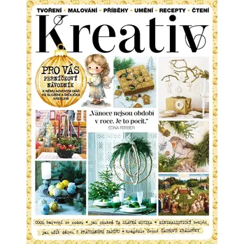 Časopis Kreativ - časopis pro tvořivé duše, číslo 6/2025, plné nápadů, inspirace a projektů