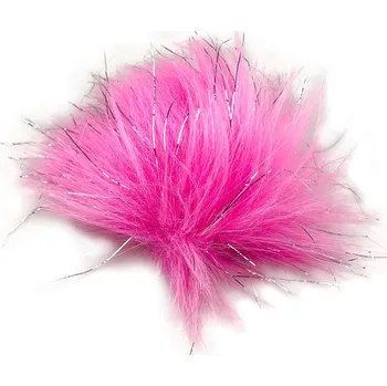 Mia Handemade - Design Bambule XXL Světle růžová se stříbrnou nitkou