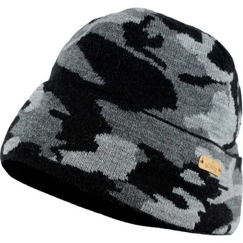 Čepice Bontis Dětská maskáčová čepice - Šedá | uni dětská