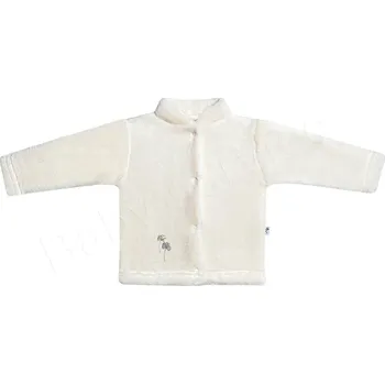 Kojenecké oblečení kojenecký neutrální plyšový kabátek Baby service velikost 62