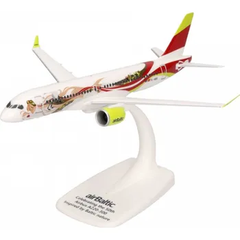 Plastikový model 1:200 Airbus A220-300 (BD-500-1A11) airBaltic "Baltic heritage" Colors (Snap-Fit)