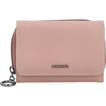 Peněženka Carmelo dámská kožená peněženka tmavě béžová 2121 nude