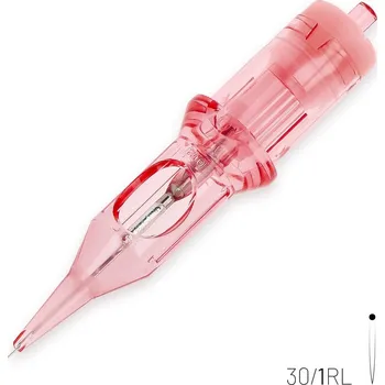 Tetování Kwadron PMU Optima Round Liner Medium Taper :: Kwadron cartridge PMU Optima 30/1RLMT 0,30 mm