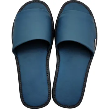 Dámské pantofle DÁMSKÉ KOŽENÉ SANDÁLE pohodlné PREMIUM kožené pantofle NÁMOŘNICKÁ MODRÁ DŽÍNOVÉ 40