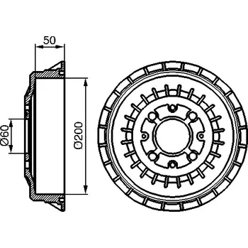 Brzdový buben Brzdový Buben BOSCH (0986477146)