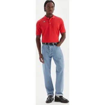 Pánské tričko Kappa Polokošile Logo Sharas Mss 302B3D0 Červená Regular Fit XXL