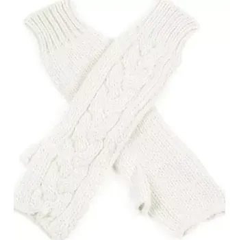 Rukavice Artofpolo Dlouhé rukavice palčáky bez prstů New York Bílé