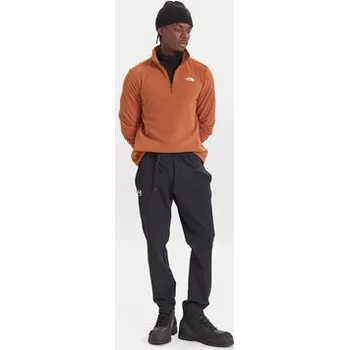 Pánské oblečení The North Face Fleecová mikina Glacier NF0A8D0Q Oranžová Regular Fit XL