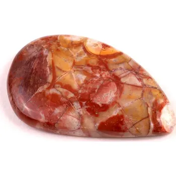 Přírodní kámen Kabošon Birds Eye Jaspis č.6292 (41x27x6mm)