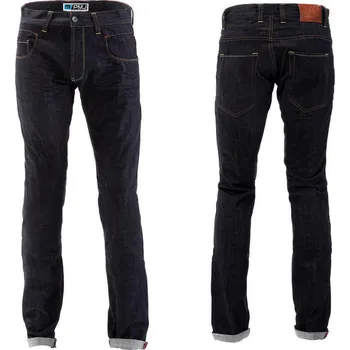 Kalhoty na americký fotbal Pmj promo jeans Pánské moto jeansy PMJ City (Barva: modrá, Velikost: 38)