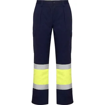 Pánské oblečení Roly Soan Zimní pracovní kalhoty Hi-Viz HV9301 Navy Blue 55-Fluor Yellow 221 60