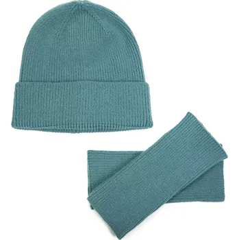 Čepice ArtOfPolo set čepice s palčáky minimalism Teal