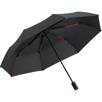 Fare Skládací deštník FA5084 Black-Red 98 cm