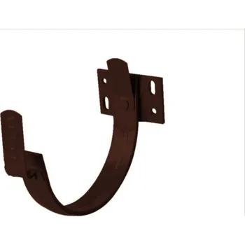 okap Evromat Žlabový hák pozink 250 ČELOVÝ ral 8017 hnědý