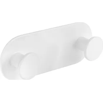 Věšák Laveo Koupelnový háček Miri - ALM_612S, bílá mat