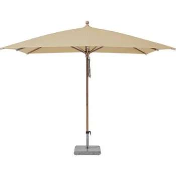 Slunečník Dřevěný slunečník GLATZ Piazzino 300 x 300 cm