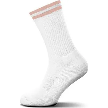 Pánské ponožky Mr. Socks Unisex sportovní ponožky L05008 White-Peach 37/41