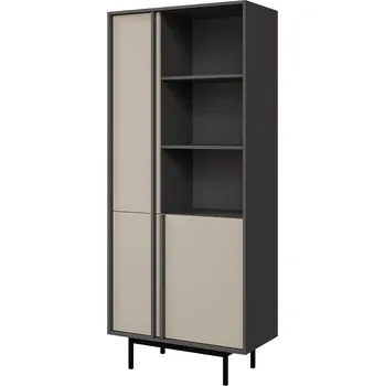 Knihovna Jurek Regál Alsy 2 Vyber provedení: Antracit + světle béžová