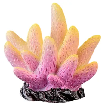 Dekorace do akvária Umělá korálová dekorace do akvária 3,8 x 4,1 cm Hvězdicový tvar Pryskyřice Netoxická Dekorace útesu Mořská krajina Akvarijní ozdoba