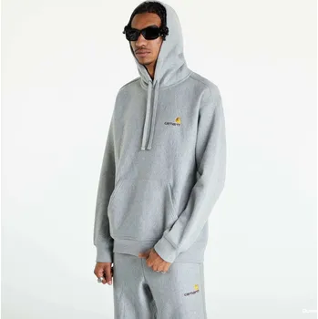Pánská mikina Mikina Carhartt WIP Hooded American Script Sweat Grey L