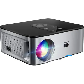 Projektor HORLAT T03 projektor 1500 ANSI LED 1080P plné HD podpora 4K 8K Android 9 WiFi 5G Bluetooth 5.2 automatická korekce