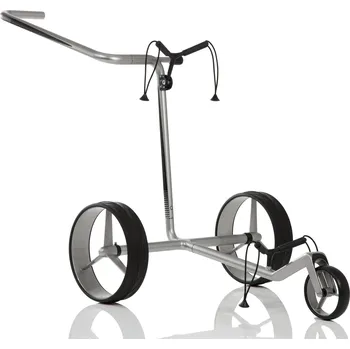 Golfový vozík JuCad Carbon Stříbrný - 3wheel
