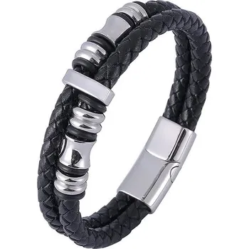 Náramek Predator Q1 Sovereign pánský náramek černý 21,5 cm