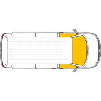 Auto-moto Carbest Vnitřní izolace VW T5/T6 KR + LR kabina řidiče (3ks)
