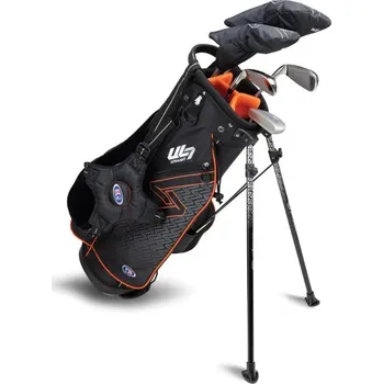Golfový set U.S. KIDS GOLF U.S. Kids UL7-51 (130cm) 5 Club Stand Set w20 Černo/Oranžový Bag Strana: LH
