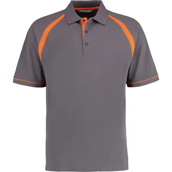 Kustom Kit Pánské polo triko KK615 Charcoal-Orange L