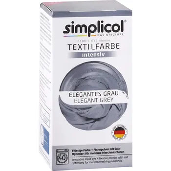 Speciální výtvarná barva Simplicol barva na textil Elegantní šedá 150ml + 400g