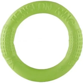 Hračka pro psa Odolný gumový létající kruh pro psy 17,5 cm Hračka na házení aportování trénink a vodní hry pro malé střední a velké psy zelená