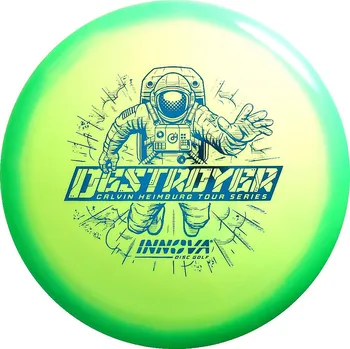 Disc golf Innova Calvin Heimburg 2025 Halo Star Destroyer 174g Žlutá/Světlezelená