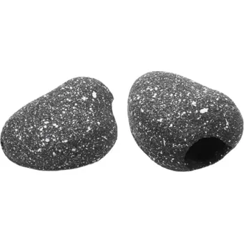 Dekorace do akvária 2 ks Pryskyřičná dekorace Cichlid Stone 9,5 x 6,5 x 4 cm Jeskyně pro ryby do akvária Umělý kámen Úkryt Netoxická ozdoba Bezpečný materiál