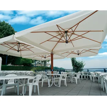 Slunečník Slunečník SCOLARO Wood Poker 7 x 7 m