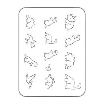 Odstranitelné tetování Dočasné tetování s dinosaury Voděodolná polopermanentní tetovací samolepka Nová technologie Výdrž až 15 dní Snadná aplikace