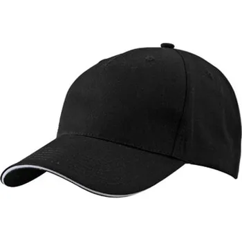 Kšiltovka Myrtle beach Unisex kšiltovka MB6526 Black-Light Grey one size