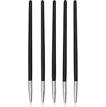 Zubní nit Sada 5 ks silikonové tvarovací pero 20 cm pro modelování a úpravu zubní pryskyřice Nástroje pro zubní laboratoře a protetiku bílá