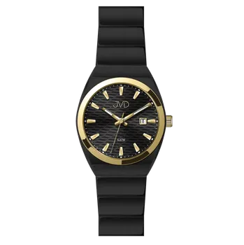 Hodinky JVD Dámské černé ocelové přehledné hodinky JVD J4202.2 ( )