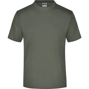 Pánské tričko James&Nicholson Unisex triko JN001 Olive XL