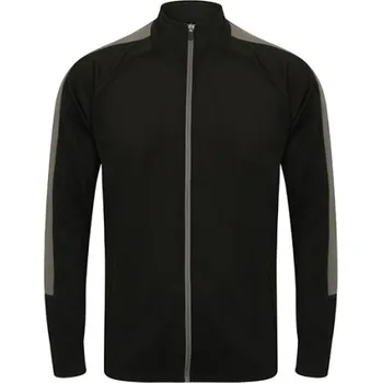 Finden+Hales Pánská tepláková souprava LV871 Black-Gunmetal Grey XL