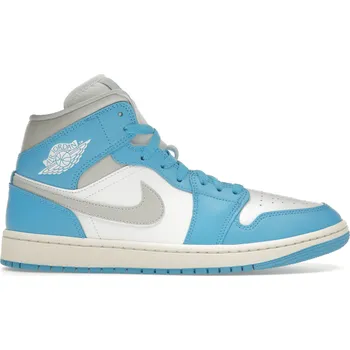 Pánské tenisky Jordan 1 Mid Dark Powder Blue White Sail Neutral Grey (W) Velikost: 42.5 BQ6472-400