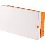 Plastová rozvodnice Quantum pod omítku 18 m, bílá dvířka