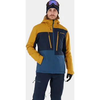 FUNDANGO Pánská lyžařská bunda Atlas L MODRÁ|ŽLUTÁ