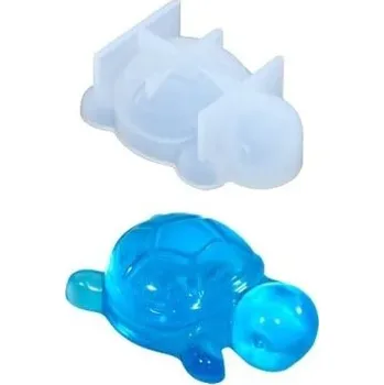 Silikonová forma na želvu 5,5 x 3,5 x 2 cm Kreativní formička na odlévání z pryskyřice, dekorace ruční výroba ozdob